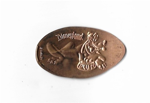Disneyland - Pluto With Dog Dish - Pressed Penny - Retired