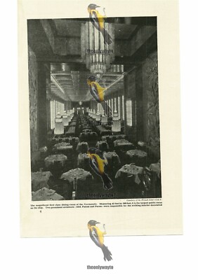 First Class Dining On The Normandie, von Patout & Pacon, Buchillustration, 1935