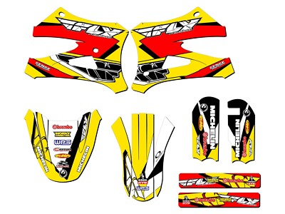 10-20 SR / FWE CX 50 13 FLY Yellow Senge Graphics Kit Compatible with Cobra