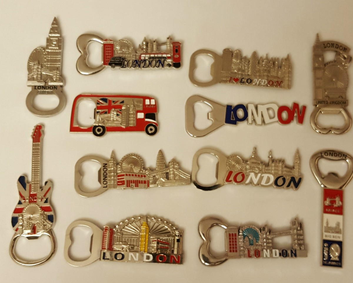 Magnet 12 Portachiavi Con Scritta I Love London, Con Scritta In