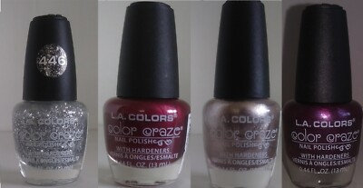 LA COLORS Color Craze Nail Polish Fun and Flirty Shades YOUR CHOICE Have a Blast