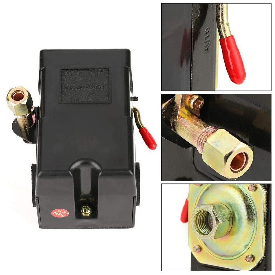 Air Compressor Switch, Universal Pressure Switch 95125 Psi for Air