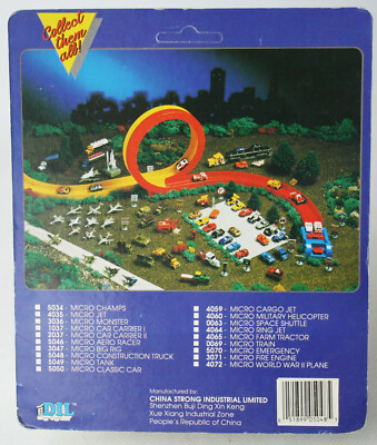 VINTAGE 90'S MICRO CHAMPS DIE CAST CONSTRUCTION TRUCK MICRO