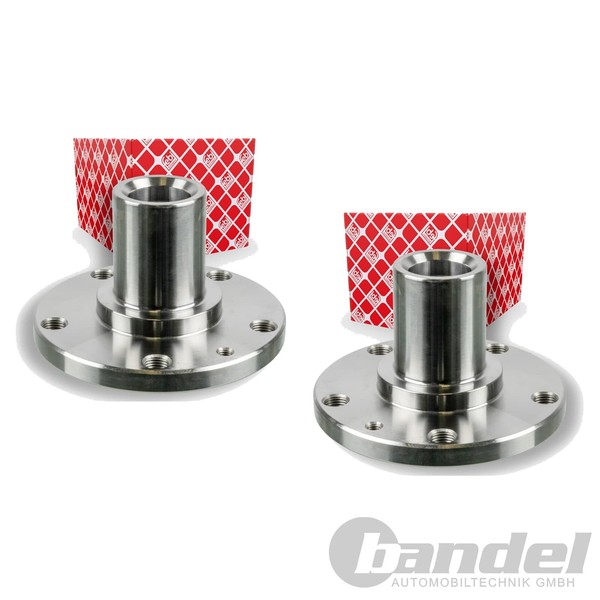 2X febi bilstein Radnabe Vorne Beidseitig Passend FÜR CitroËN C25 Fiat Ducato-image