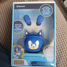 Sonic The Hedgehog Flip the Faces True Wireless Earbuds