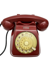 TELEFONO FISSO  FISSO S62 SIP SIEMENS AUSIO BORDO ROSSO TEPHONON SPACE AGE