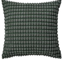 Ikea Cushion Covers X3  Grey Textured Zip Fastening