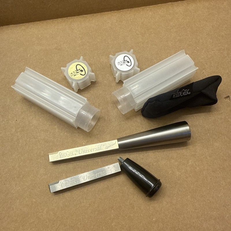 Reed Geek Universal Special & Standard Reed Geek Lot Of Accessories