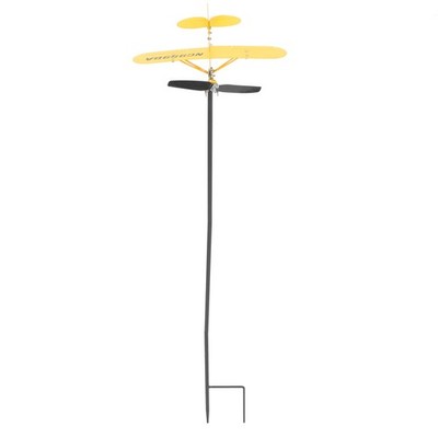 Windrichtungsanzeiger Windfahnen Windmühlen-Gartendekoration Metallwetter Vane