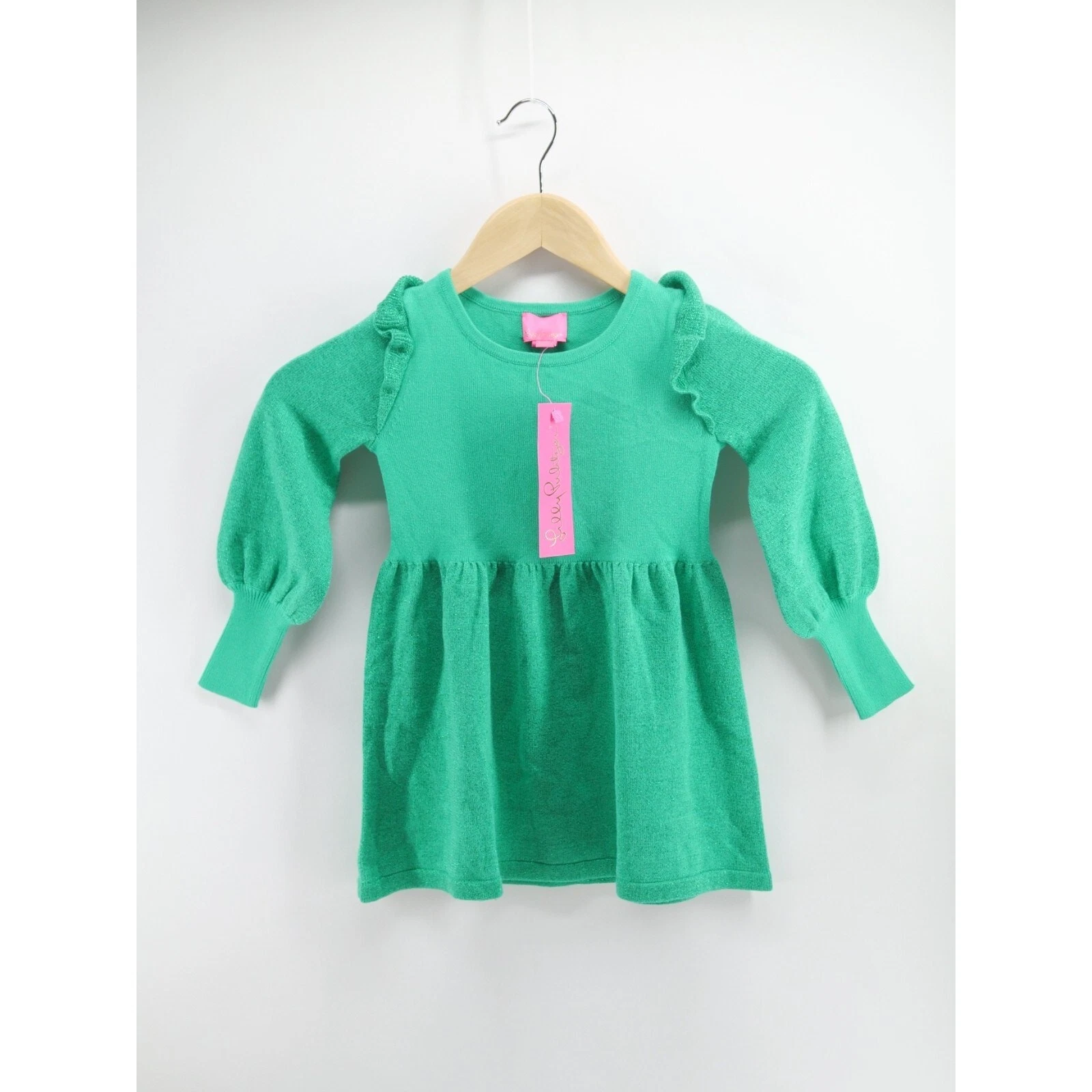 Lilly Pulitzer Girls Mini Caila Sweater Dress (XS) 2/3