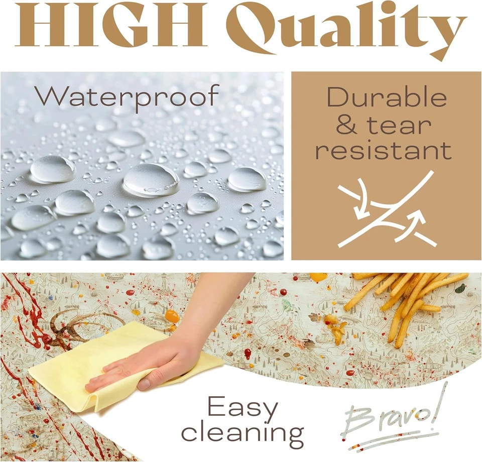 Mantel Pirata para Decoración de Fiesta - 108" x 54" (Rectangular), Vintage Foto 3 de 4