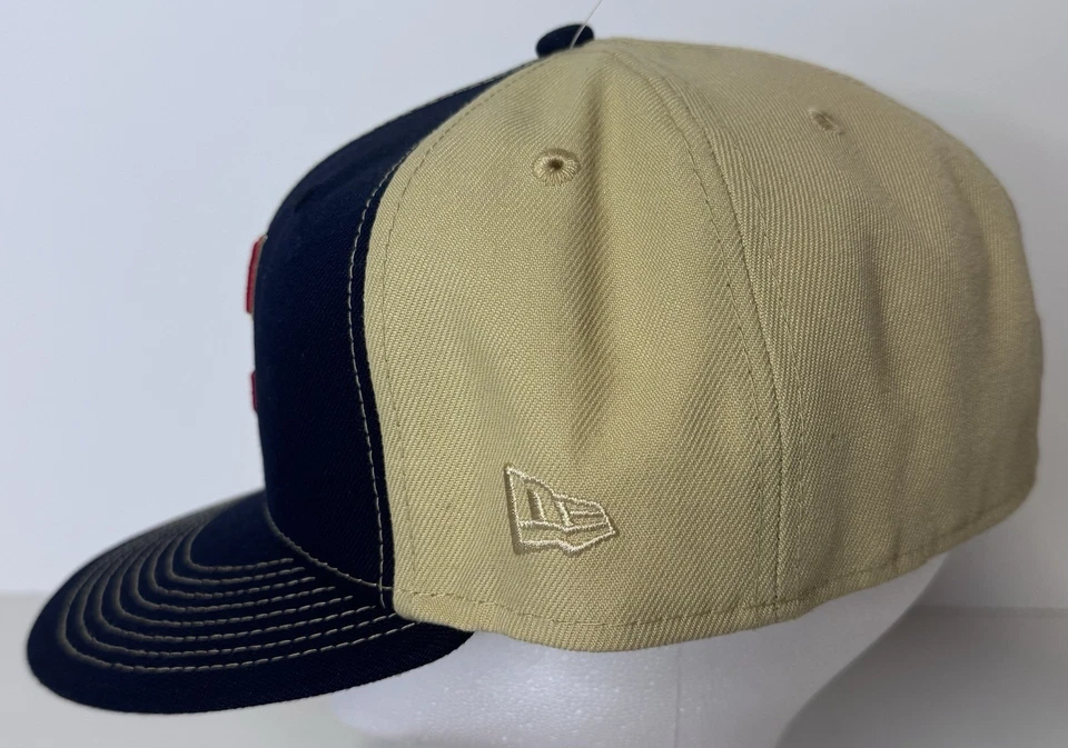 NEW ERA 59fifty Cleveland Indians Jacobs Inaugural Field Patch Fitted Hat 7 1/2 - Image 4 of 4