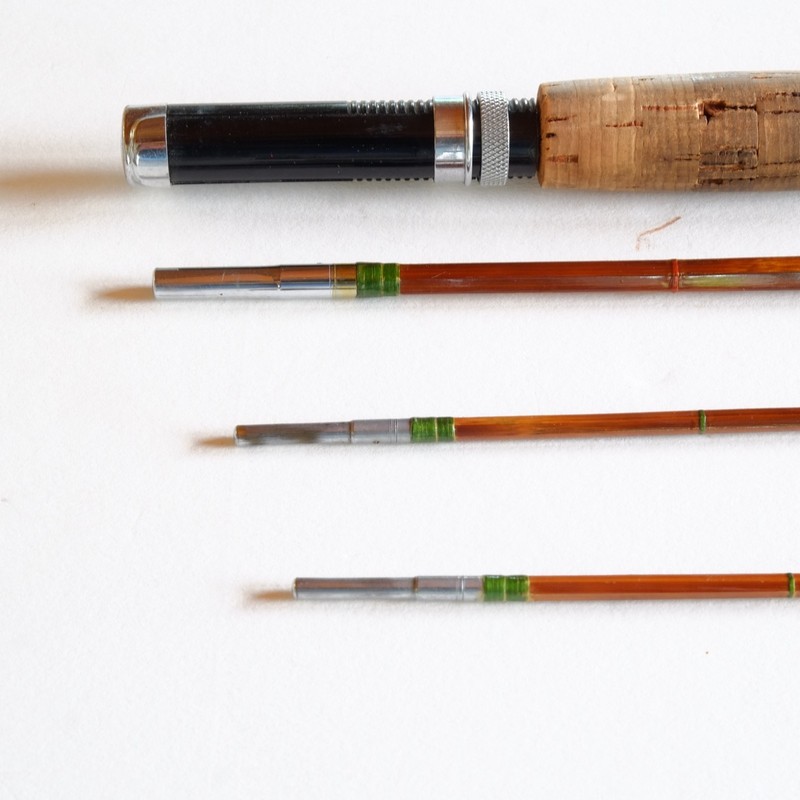 Montaque split bamboo fly rod