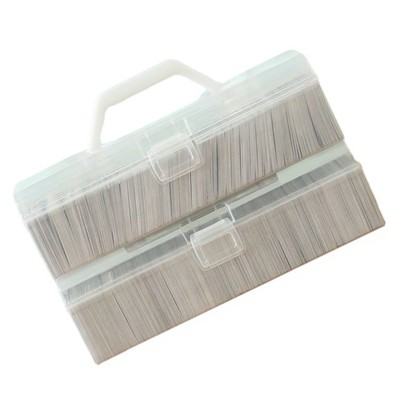 Game Card Organizer Plastic Handheld Flip Lid Large Capacity Transparent Trading