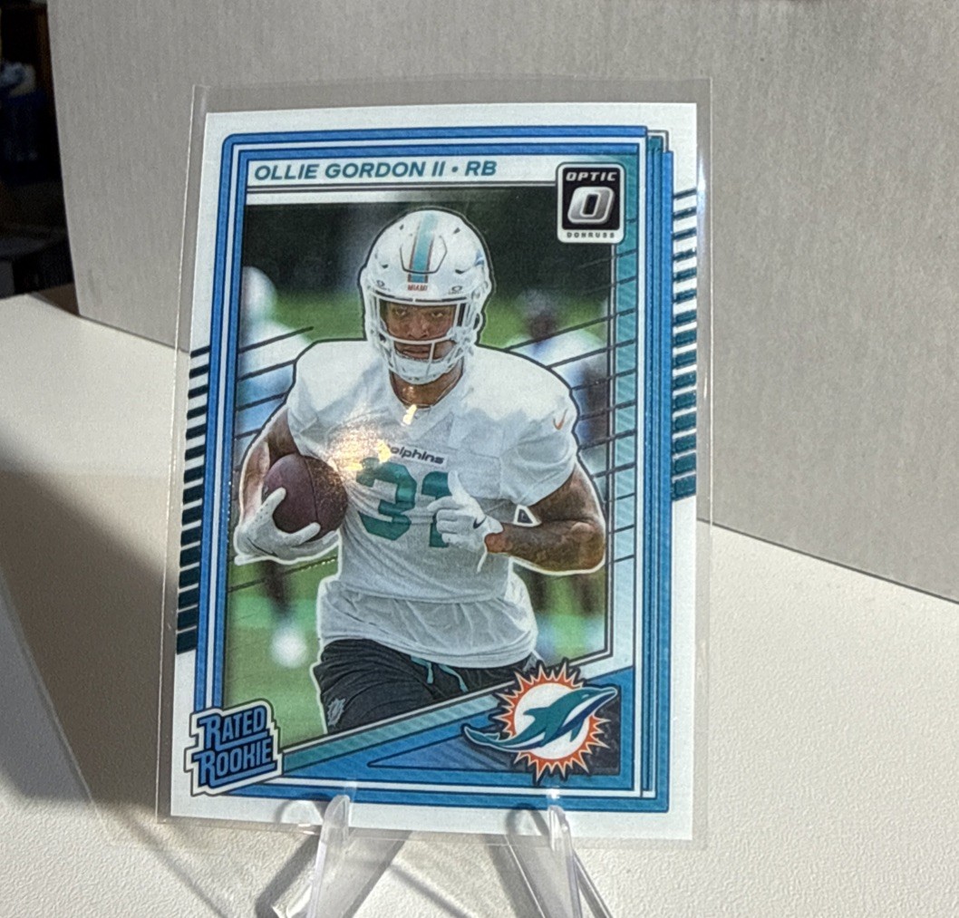 2025 Panini Donruss Optic - Rated Rookie Ollie Gordon II #218 (RC)