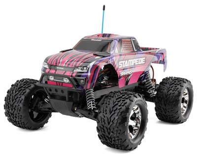 タミヤRCカー Traxxas 36254-8-PINK - Stampede HD 1/10 2WD Monster Truck