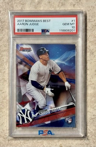 2017 Bowman's Best - Aaron Judge #1 (RC) PSA 10 Gem  Mint Rookie Card