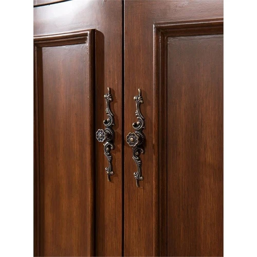 Elegant Decor Windsor 60" Wood Double Bathroom Vanity in Brown Teak - Picture 10 of 15