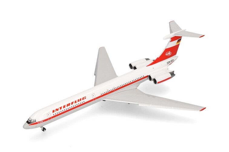 HERPA, ILYUSHIN IL-62M Interflug DDR-SEO, 1/200,  HER571708-001