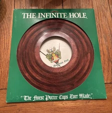 Putting Cup Mahogany Wood Infinite Hole Wild Mountain Golf Vintage USA