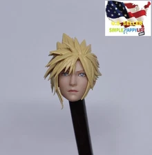 1/12 male head Cloud Strife for Tbleague Phicen 6" figure Nota Mezco MixMax❶USA❶