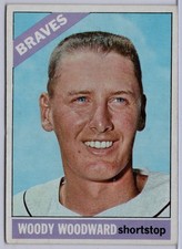 1966 Topps #49 Woody Woodward in EX Condition Braves