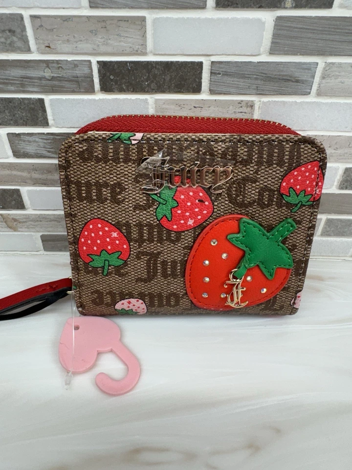 Juicy Couture Fresa Recién Escogida Cartera y Cartera Conjunto Castaño Chino Foto 3 de 4