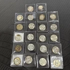 Franklin Halfs BU-AU 90% Silver Lot of 22.. Most of these are BU