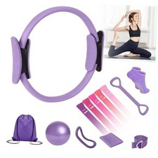 Home Pilates Kit for Women  Pilates Essentials Kit for purple 13Pcs