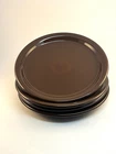 NEW SET 4 FIESTAWARE 9" Chocolate bistro LUNCH PLATES