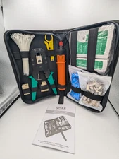 RJ45 Ethernet Network CAT5/5E/6 Cable Tester Crimper Stripper Cutter Tool Set