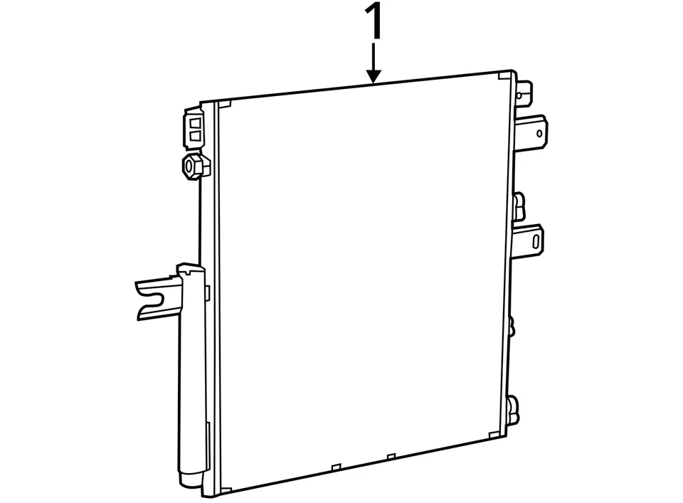 (LOCAL PICKUP ONLY) AC Condenser Fits 19-24 DODGE 2500 PICKUP 2058797 Foto 4 de 4