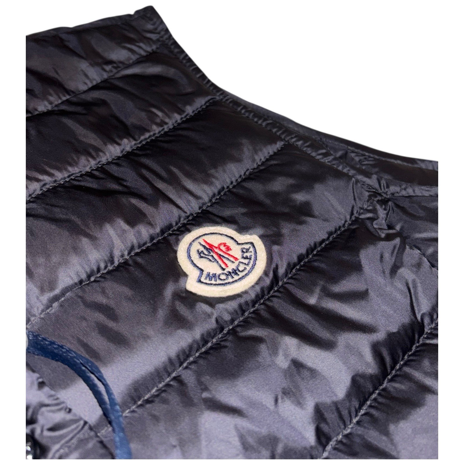 Women’s Moncler Liane Gilet Black Size 0 UK4/6 100percent Authentic RRP £680 Down image 3