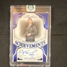 2024-25 Panini Flawless Achievements Kevin Love Autograph #d /8 Timberwolves