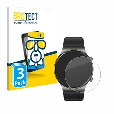 3x Panzerfolie Schutzglas für Huawei Watch GT 2 Pro ECG Displayschutz