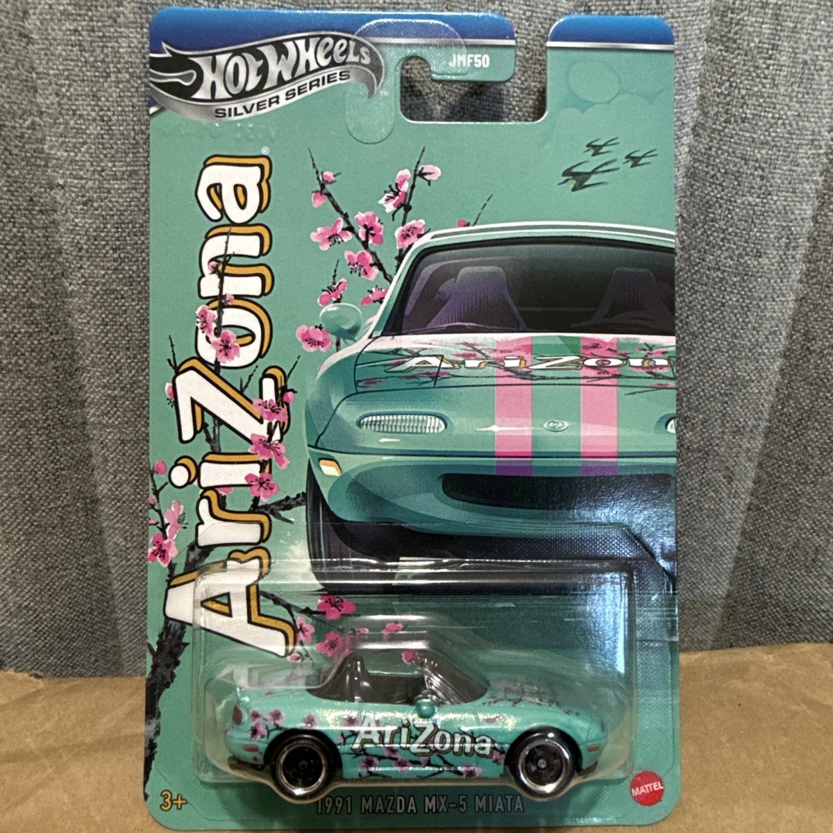 Hot Wheels 1991 Mazda MX-5 Miata Arizona Tea Silver Series | eBay