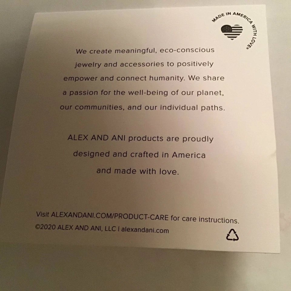 Pulsera Alex and Ani Flor Silvestre Cuentas Plata Brillante Nueva Con Etiqueta Caja Tarjeta Foto 4 de 4