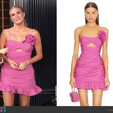 LoveShackFancy Jessilyn Ruched Minidress