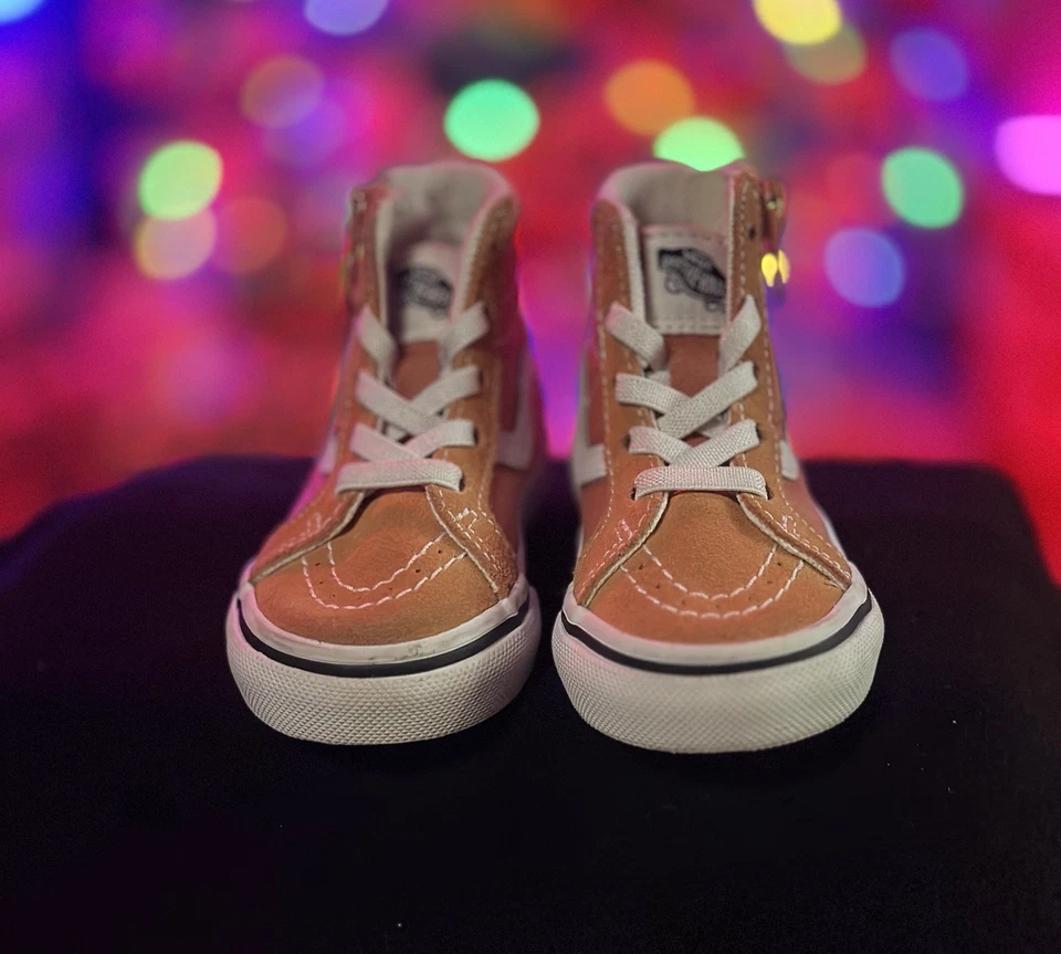 Vans  Sk8-Hi Side Zip ‘Color Theory Sun Baked’ |  VN0009R9BM5  Size 4Y - Image 3 of 4