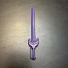 Vintage MOTU Masters of the Universe Fisto Sword Accessory Part