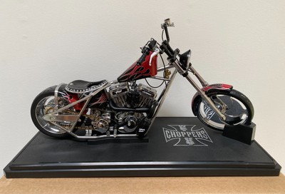 2004 West Coast Choppers 1:5 Scale Jesse James Penny Saved Back