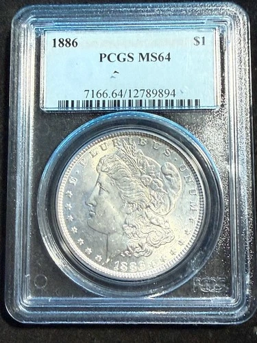 1886 MORGAN DOLLAR PCGS MS64 894