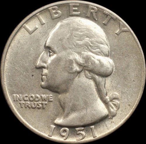1951-P Washington Quarter  25c / Unc * Actual Coin *