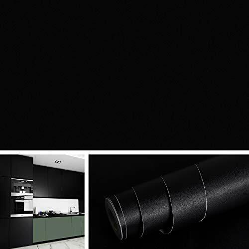 Livelynine Peel and Stick Wallpaper Black Contact Paper Self Adhesive