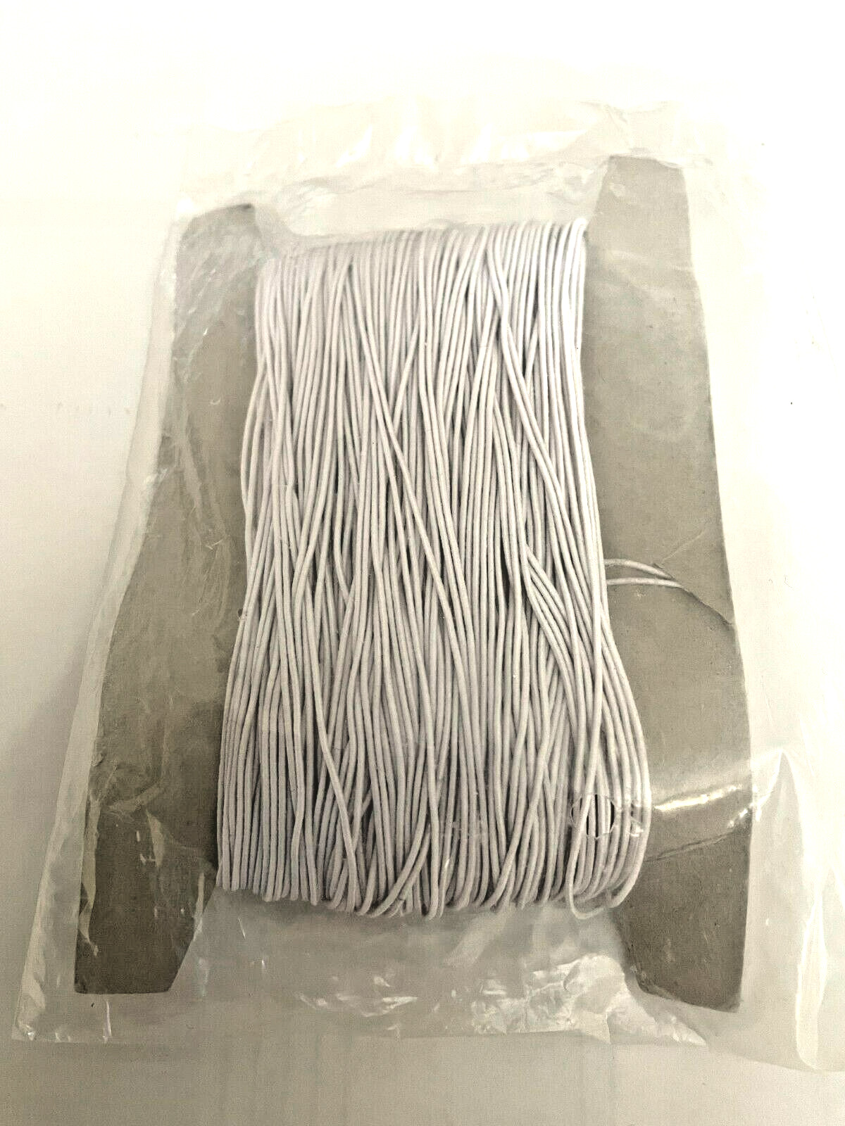 White Elastic 1mm x 30m