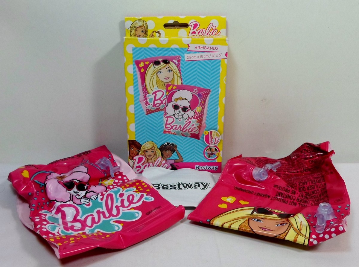 BESTWAY MATTEL 2017 BARBIE 23x15 cm 9''x6'' INFLATABLE ARM BANDS