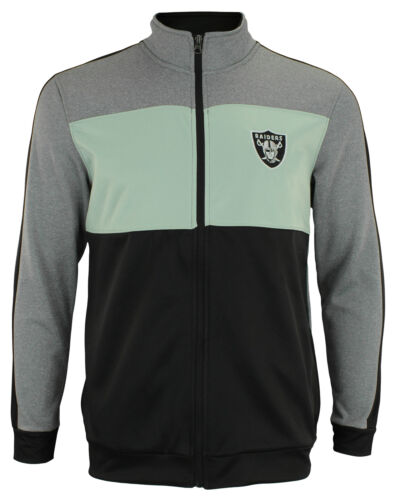 OuterStuff NFL Youth Boys Performance Full Zip Stripe Jacket , Oakland Raiders - Picture 1 of 7
