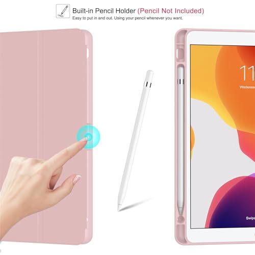 iPadアクセサリー iPad 10.2(gen9)+Apple Pencil+smart cover Case for iPad 10.2
