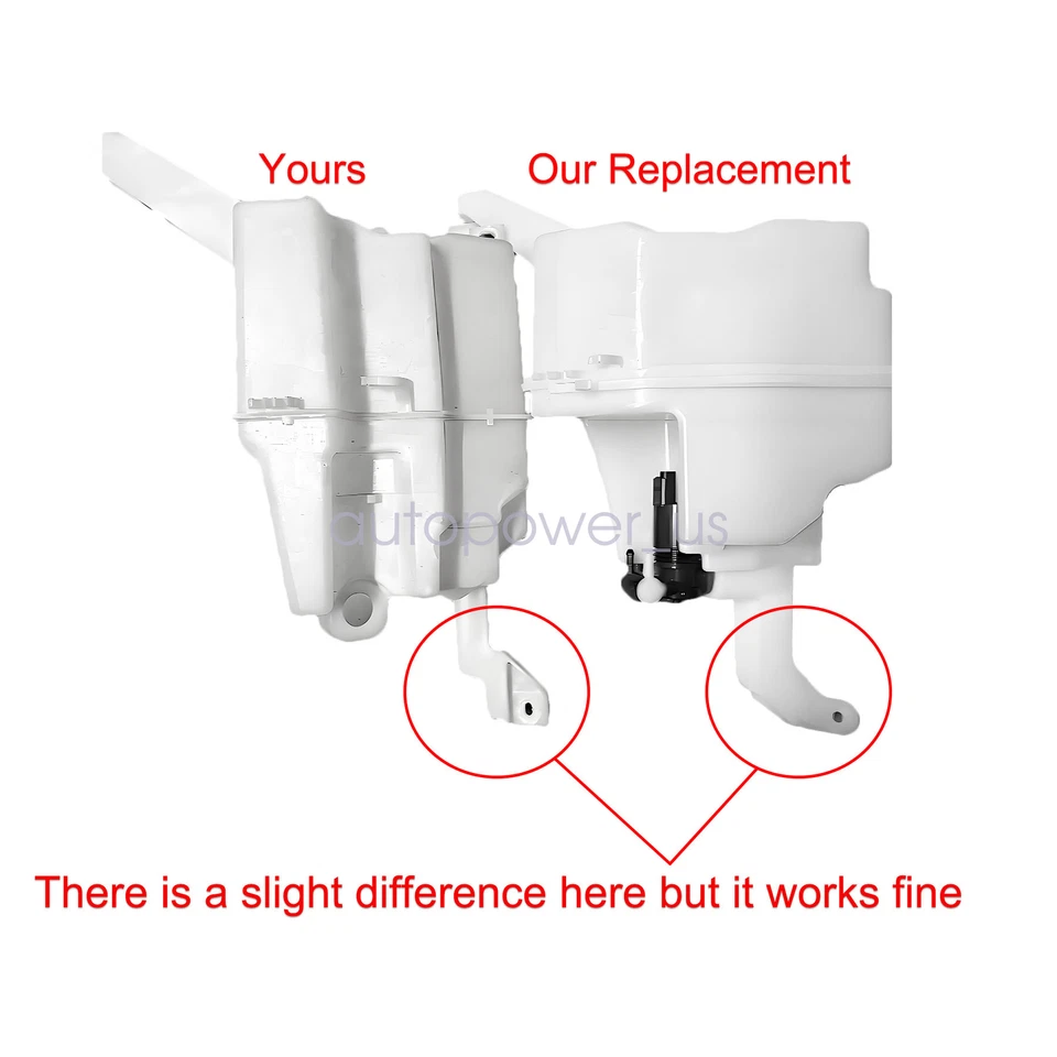 Depósito de líquido para lavadora de parabrisas 28910-6MA1A para Nissan Rogue Sport 2017-2021 Foto 3 de 4