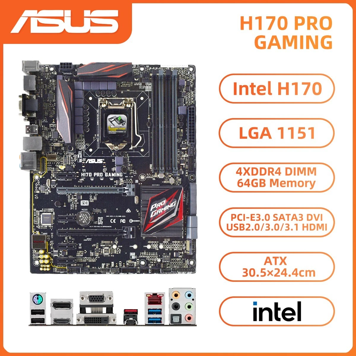 Asus shop h170 motherboard